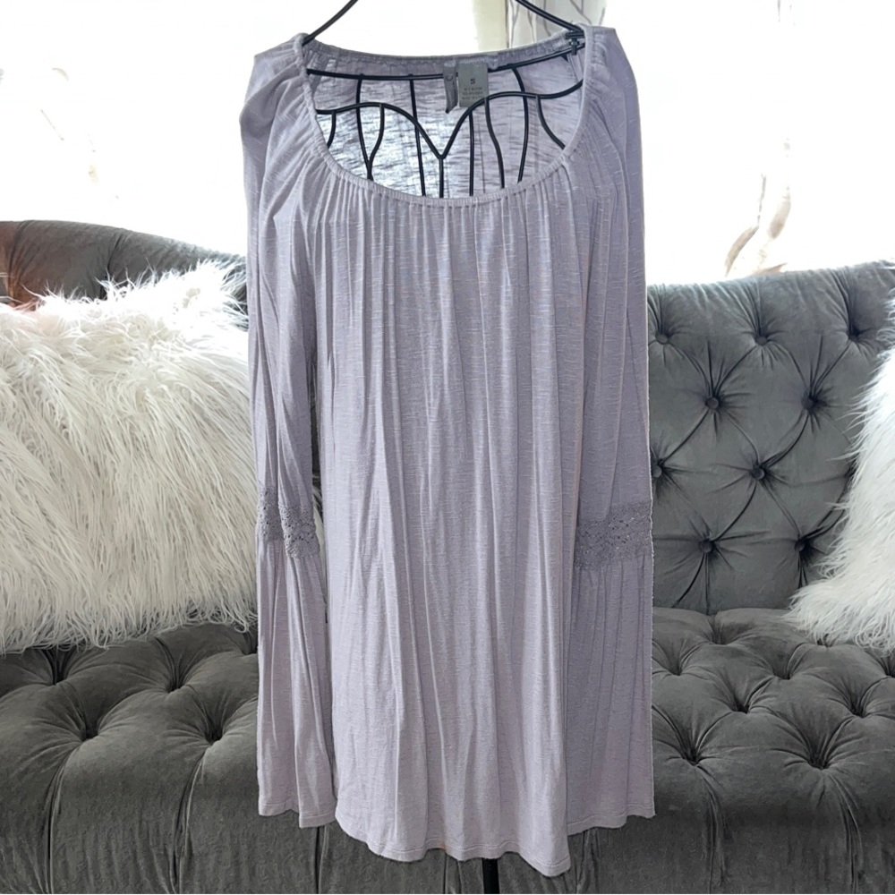 New Directions Lavender Tunic Top